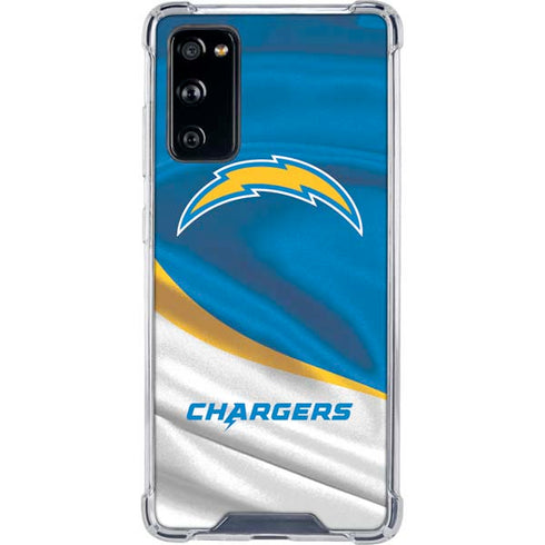 NFL Los Angeles Chargers Galaxy S20 FE Clear Case